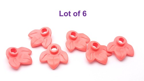 Lego 1x1 Round Plant Plate with 3 Leaves You Choose the Color - Picture 3 of 11
