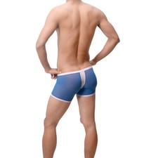 Boxer Bleu taille L   Ref S17  Uzhot bay neofan transparent sheer