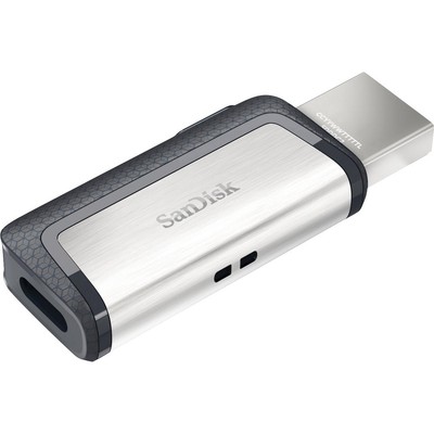 SanDisk Ultra  DualDrive USB-Zusatzspeicher Smartphone/Tablet Silber 64 GB US...