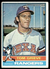 1976 Topps Tom Grieve Texas Rangers #106