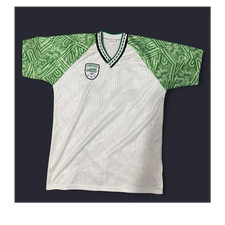 Vintage Lazers Score Men's Soccer Jersey White Green XL Jersey Style