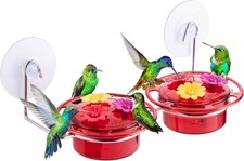 Window Hummingbird Feeder Hummingbird Feeder with Strong Suction Cup Mini Hummin