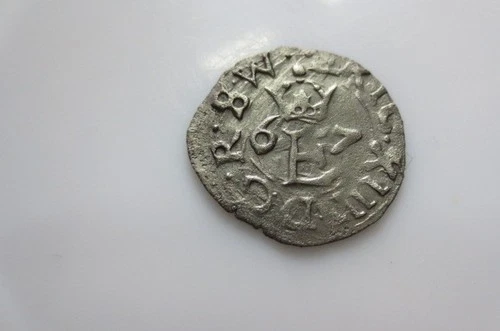 Sweden medieval  silver coin, Erik 14  1 killing 1567, Reval  RARE!!!