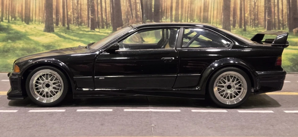 RARE 1:18 UT Models BMW E36 M3 BLACK Diecast Model **READ** - Image 3 of 4