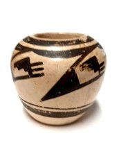 Old Small Nampeyo Hopi Pueblo Indian Pottery Bowl Nice Patina