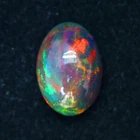 3.31cts Ribbon Mackerel Pattern. Tremendous C.Play Ethiopian Welo Black Opal