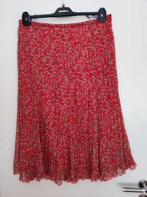 Gerry Weber Rock. Plissee. Crincle Gr. 44 Rot