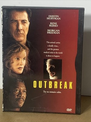 Outbreak (Snap Case) DVD Dustin Hoffman, Morgan Freeman VGC Free Shipping