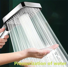 1pc Adjustable 3 Mode Shower Head High Pressure Rain Bathroom - NEW