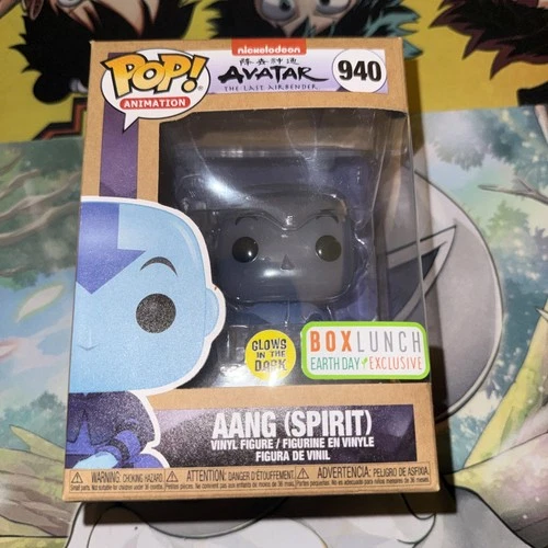 Funko Pop Aang (Spirit) Avatar BoxLunch Earth Day Exclusive GITD Animation #940