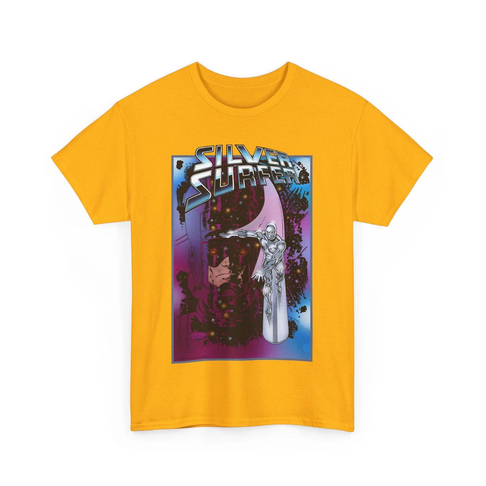 Silver Surfer & Galactus T-Shirt - John Byrne Art - Marvel Comics