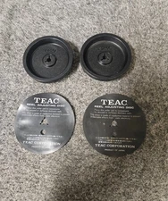 TEAC TASCAM 10.5 inch 2 NAB Hub Adapters DISC with rubber spacers