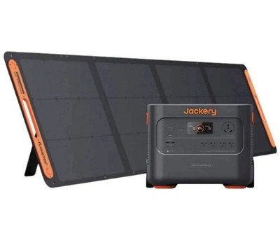 BRAND NEW Jackery Explorer 2000 v2 Power Station + Qty 1 SolarSaga 200W Panel