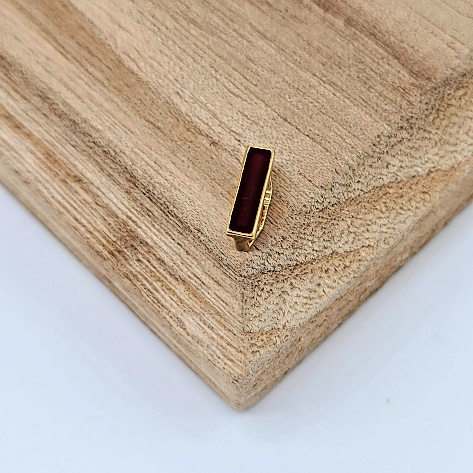 KEEP Collective Rectangular Bar Charm – Brick Red… - image 6