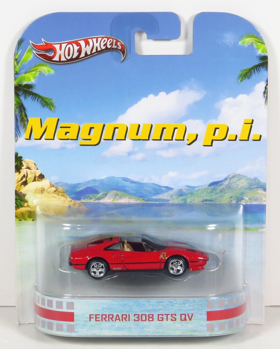 Baby Toys Hot Wheels Magnum P.i. Ferrari 308 GTS QV Die Cast Car 2