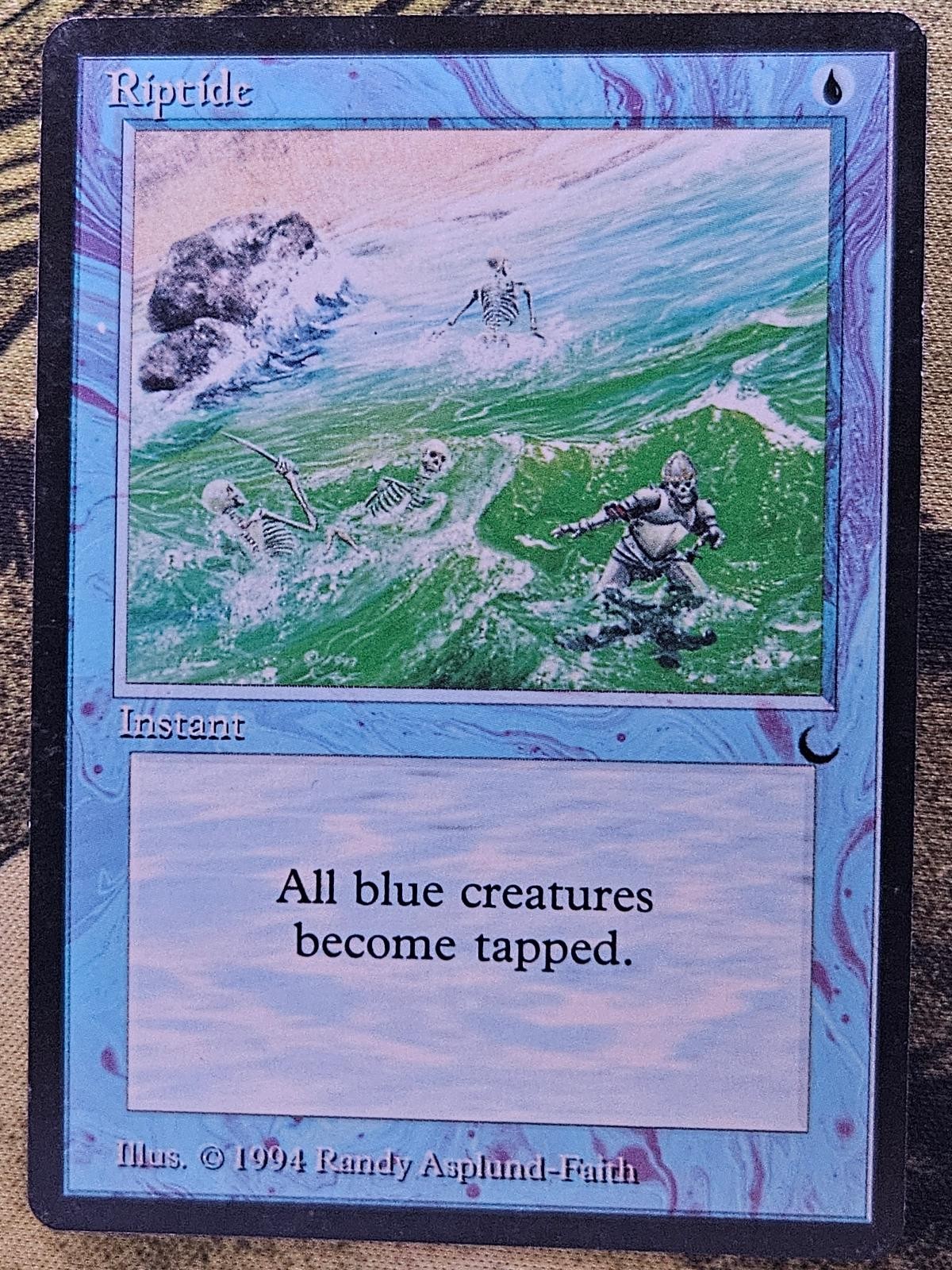 Riptide Common The Dark Magic: The Gathering Moderately Played