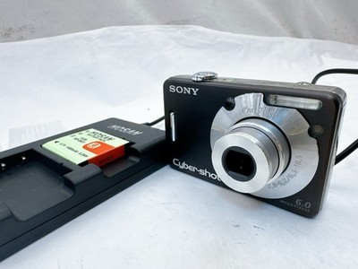 Sony Cyber-shot DSC-W50 6MP Digital Camera Black/Silver Japan Menu