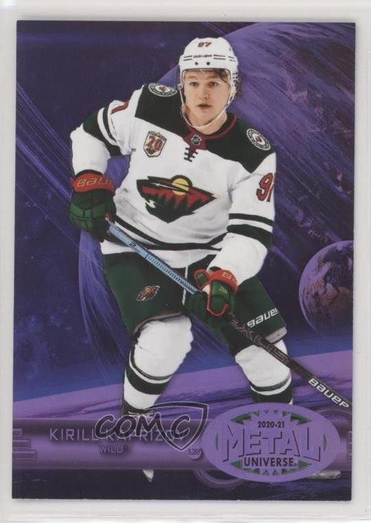 2020 Skybox Metal Universe Purple Spectrum 11/199 Kirill Kaprizov Rookie RC 0zu