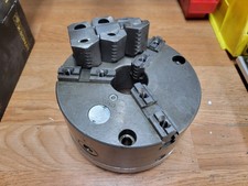 YUASA 6 " SCROLL CHUCK 3 JAW SET TRU W. 2 3/16 X 10 MOUNT