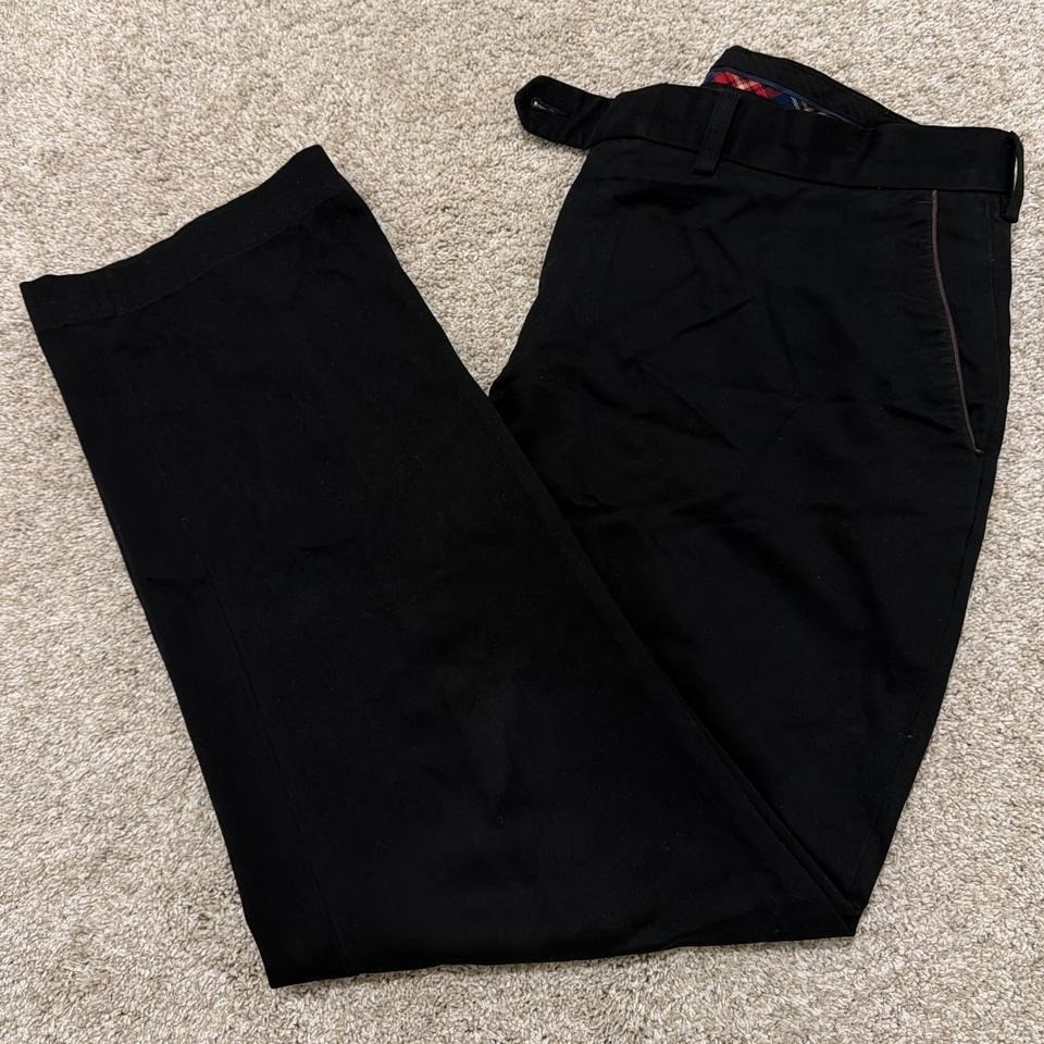 90s Vintage Polo Ralph Lauren Dress Pants | Black | 38x32