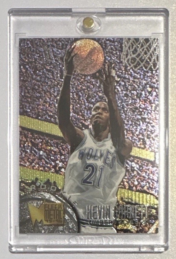 1995-96 Fleer Metal Kevin Garnett #167 Minnesota Timberwolves 💎 RC