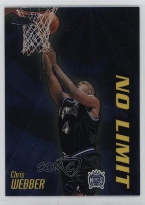 2000-01 Topps Chrome No Limit Chris Webber #NL9 HOF 1a11