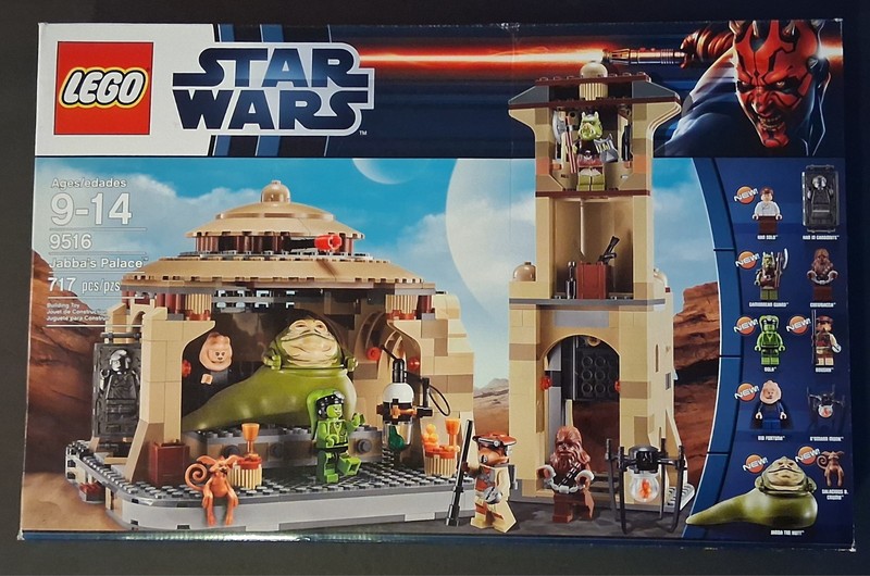 Lego Starwars #9516 Jabba's Palace Complete Set Factory Sealed ( Retired )
