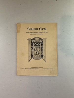 Christmas Carols Vintage Sheet Music Selected And Arranged By Karl Schulte