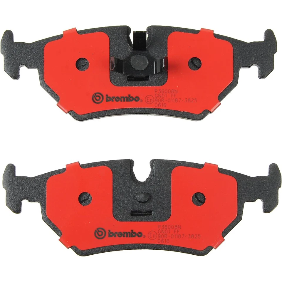 Juego de pastillas de freno de disco delanteras traseras para Jaguar XJ6 1990-1992 Foto 2 de 4