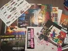 Vintage Gaming Posters Lot Of 15, 2000s Some Rare, Smash Zelda Oblivion Nintendo