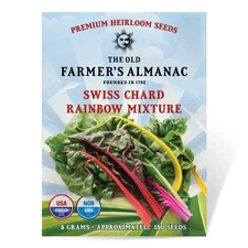 Heirloom Swiss Chard Seeds (Rainbow Mixture) - Approx 120 Seeds - Non-GMO, Op...