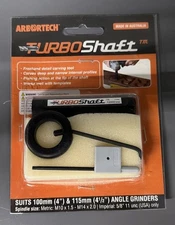 TURBO Shaft | Ø 20 Mm Freehand Power Carving Attachment for Angle Grinder | IND.