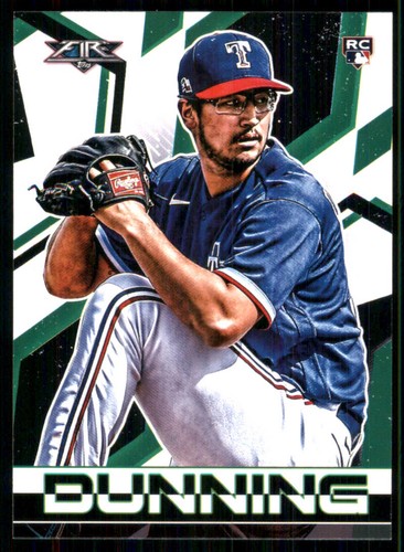 2021 Topps Fire Dane Dunning #23 card