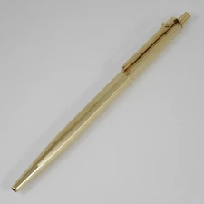 CARAN d'ACHE CdA MADISON Gold Plated Pinstripe Ballpoint Pen FREE SHIPPING