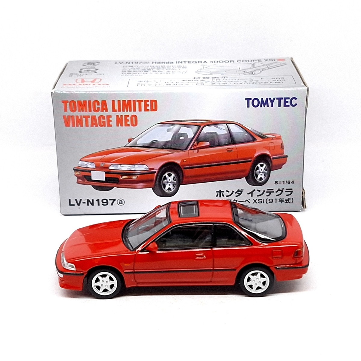 Tomica Limited Vintage NEO LV-N197a Honda Integra 3 door coupe XSi