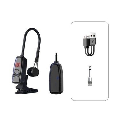 Microphone with Receiver Transmitter 50M Range Wireless For Trumpet Saxophone