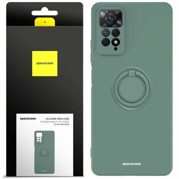 Spacecase SilikonringhüLle FüR Xiaomi Redmi Note 11 Pro 4G 5G GrüN-image