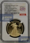1776-2026 W Proof $50 American Gold Proof Eagle 1 oz NGC PF70UC First Day Issue