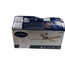 Harbor Breeze 52 Inch Oxford Ceiling Fan Brown  Oak ..........Read..........A4