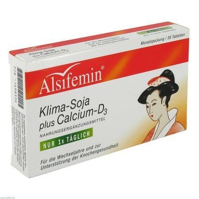 ALSIFEMIN Klima-Soja plus Calcium D3 Tabletten 30 St