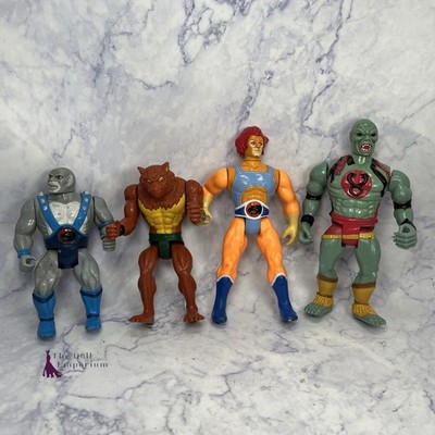 LJN Thundercats Konvolut 1985 Figuren - Panthro, Jackalman, Lion-O & Mum-Ra