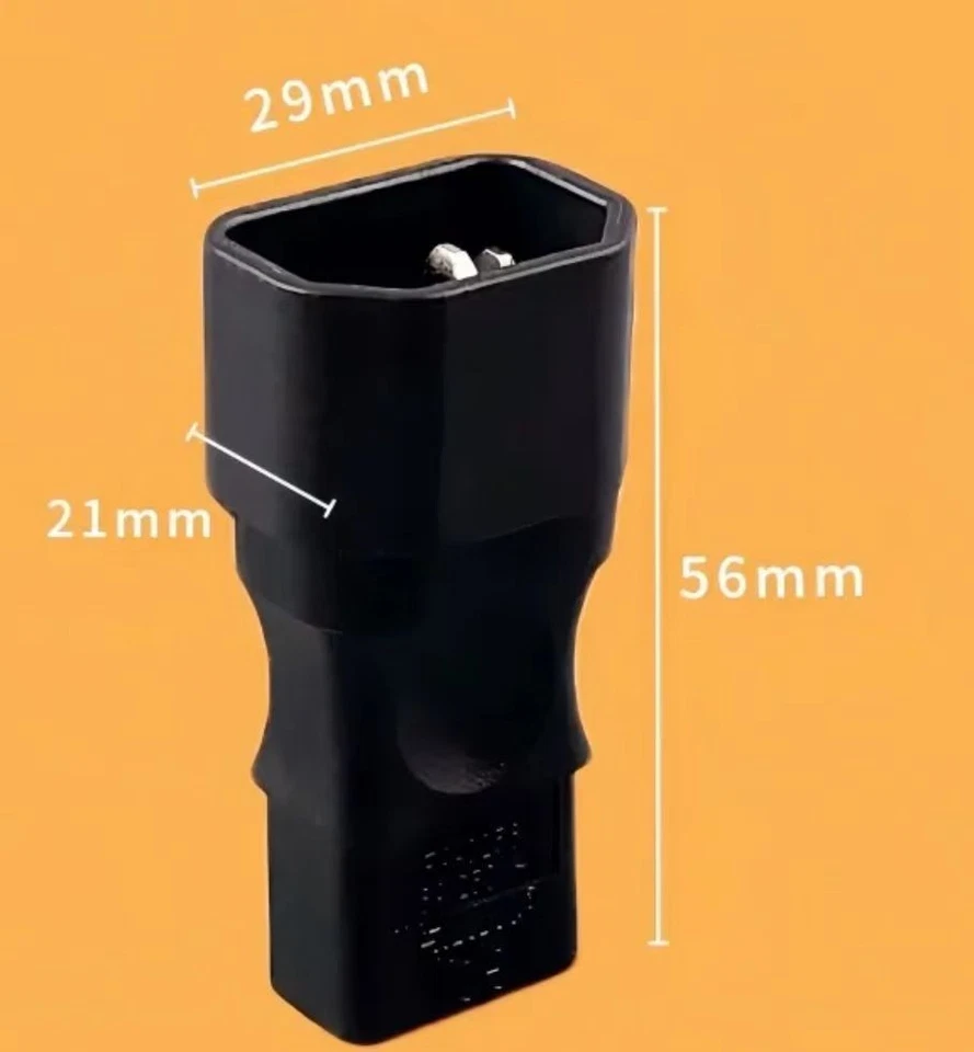 2 Pin Mains Power Cable Lead Adaptor Vintage Marantz Roland Revox Korg Tandberg - Image 4 of 4