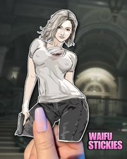 Grace - STICKER - Waterproof, Vinyl, Lewd, Anime, resident evil