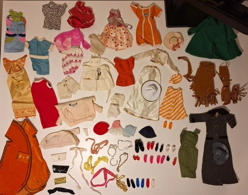 Vintage 1960's Mattel Barbie Dolls Clothing & Accessories Good Condition 06
