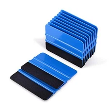 EHDIS 10pcs Vinyl Squeegee 4 Inch Car Vinyl Scraper Decal Applicator Blue