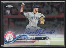 2018 Topps Chrome #RA-RHE Ronald Herrera Rookie Autographs