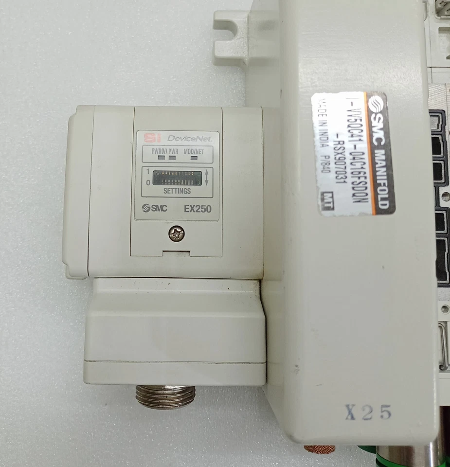 SMC EX250 SI Device Net + Entrée I-VV5QC41-04C16FSDQN-RSX907031 EX250-SDN1X122 - Photo 3/4