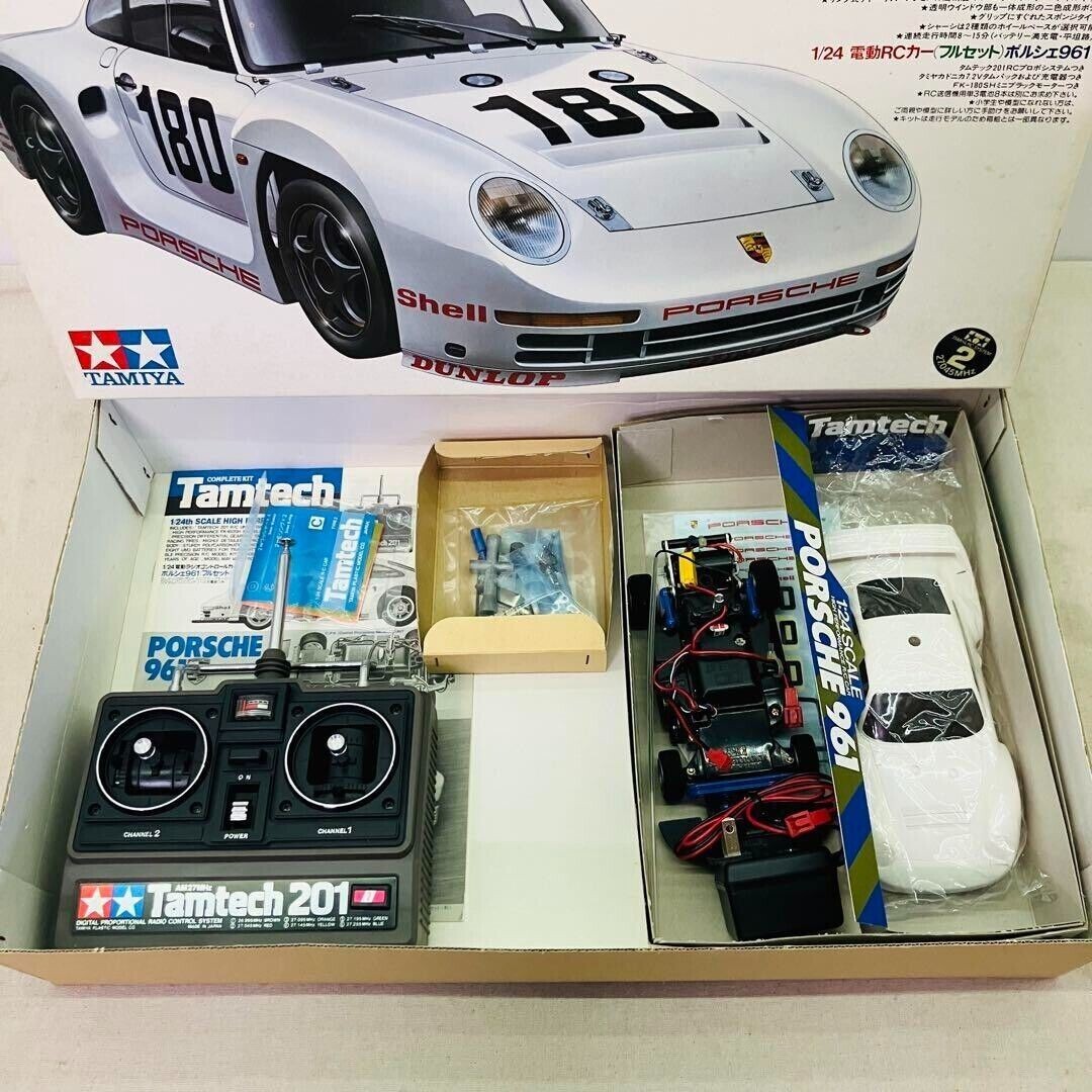 タムテック ポルシェ961 Unassembled Tamiya 1/24 RC Tamtech Porsche 961 Vintage kit