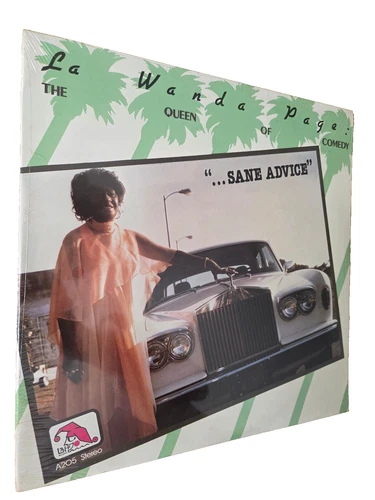 LA WANDA PAGE Sane Advice - Sealed VINYL rare album lp Queen of Comedy Laff 1979