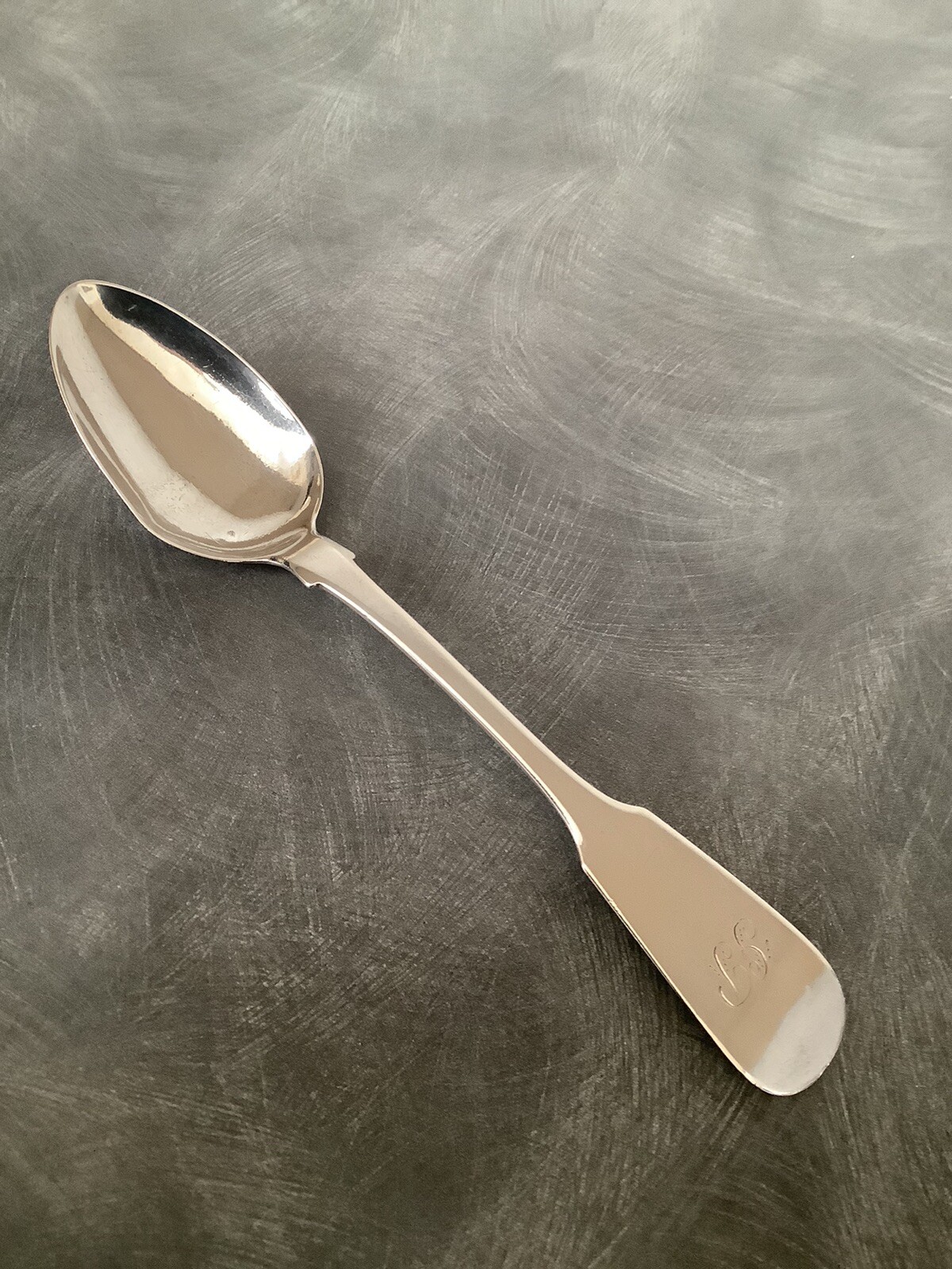 RARE SOLID SILVER ENGLISH HALLMARKED SPOON JAMES BELL